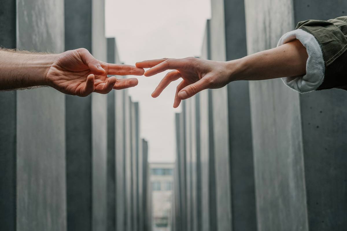 the human connection between love and hate - Jewish memorial berlin